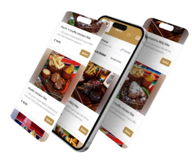 Premium bestelzuil met betaalterminal